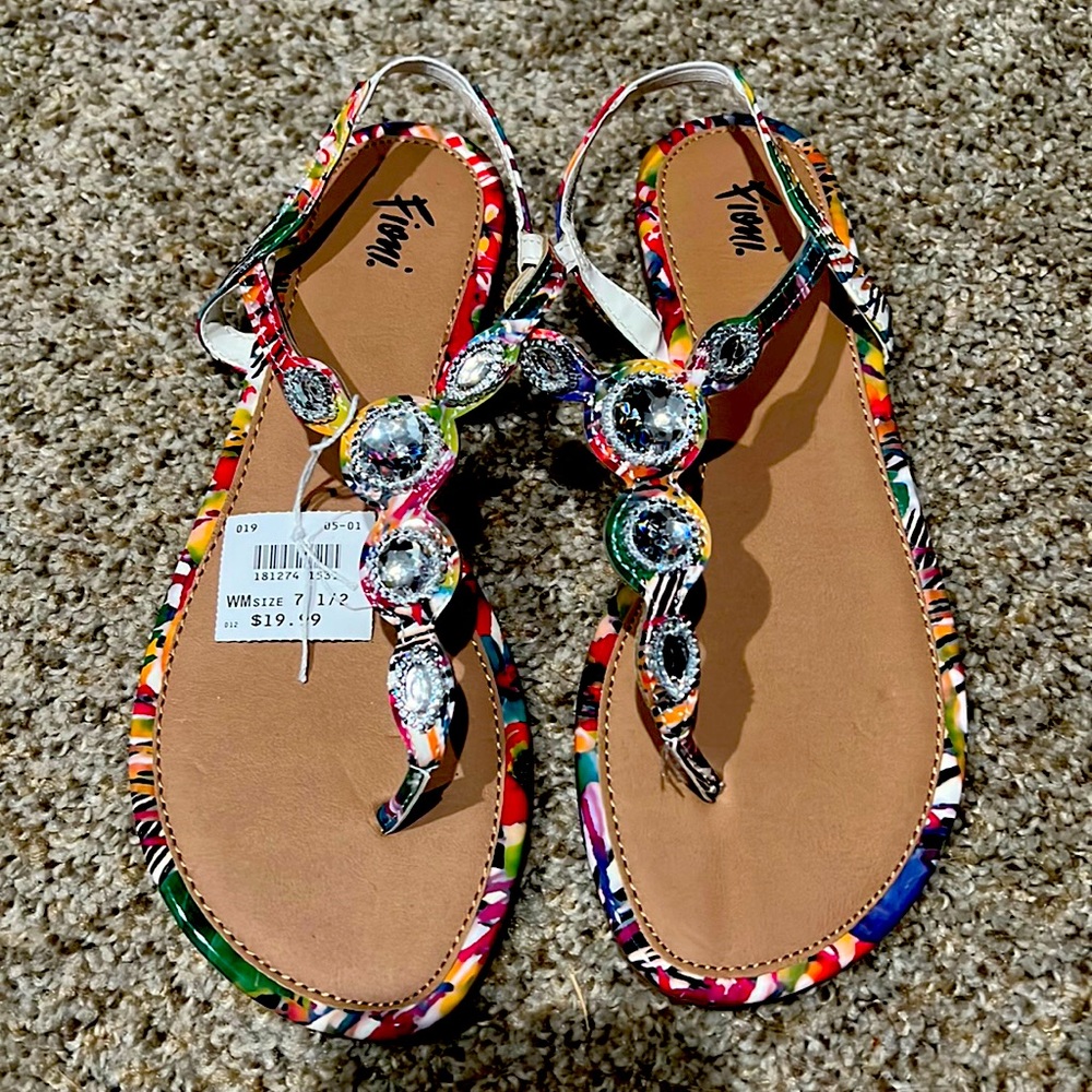 Fioni multicolor sandals